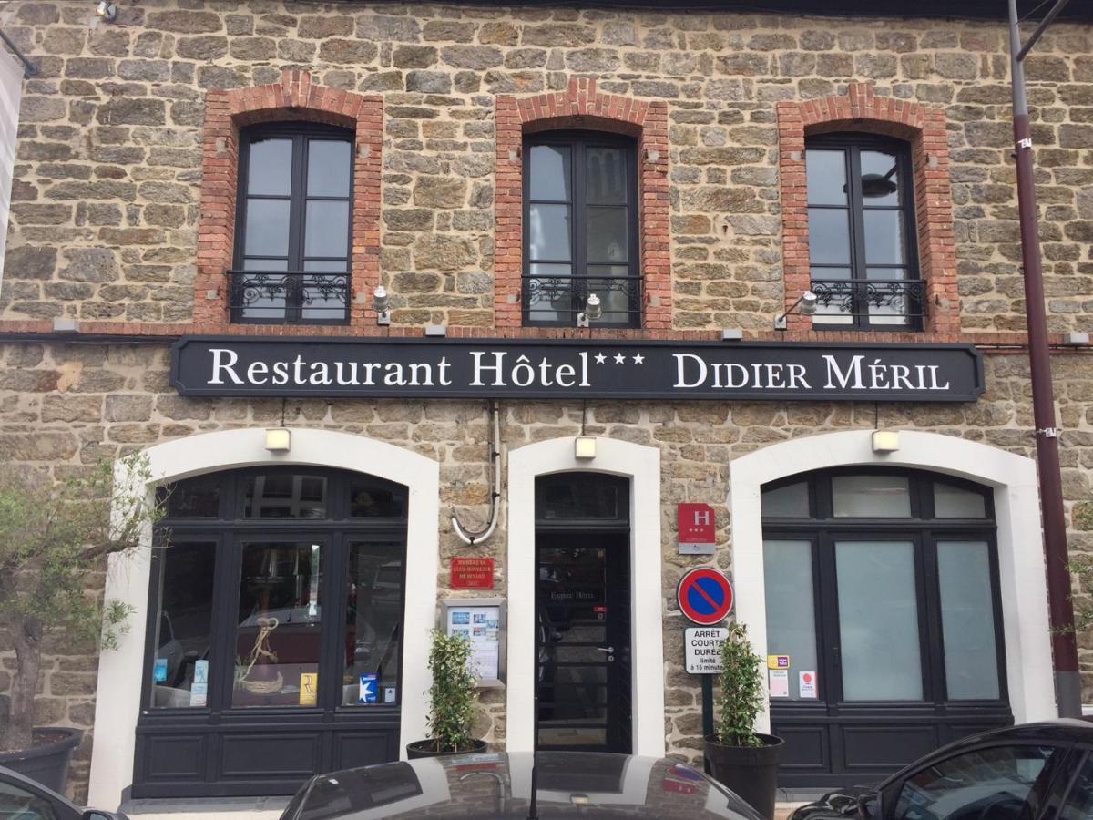 Restaurant Hotel Didier Méril Dinard Exterior foto
